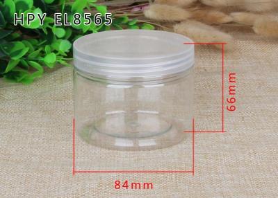 China Screw Lid Plastic Bottle Clear Plastic Cylinder Coffee Tea Sugar Canister Sets for sale