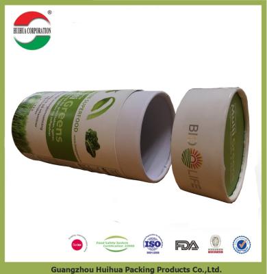 Chine La coutume de CMYK a imprimé l'emballage de tube de papier d'emballage pour le cadeau/bijoux/emballage de thé à vendre