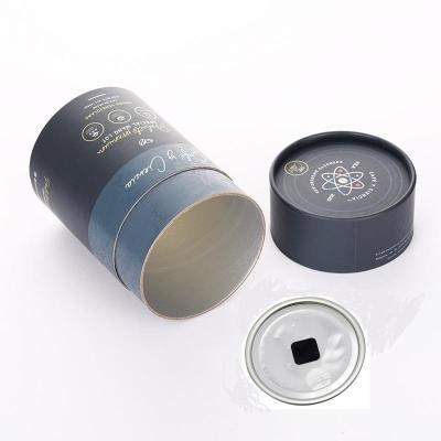 China 99MM Food Grade Paper Cans Packaging Powder Tea Coffee Bean Oats Paper Tube Container for sale