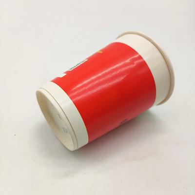 China Customized Paper Disposable Cups And Bowls For Tea  Eco 6oz Flexo Printing for sale