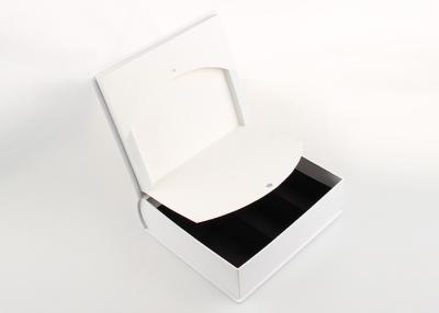 China Cosmetics / Healthy Food / Gifts White Square Book Boxes With EVA Recycled Material for sale