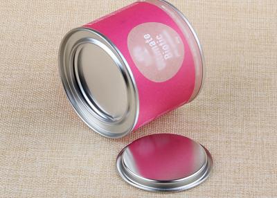 China Pink Metal Milk Lids Composite Paper Can For Seed / Crafts / for sale