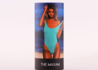 China Beautiful Colorful Girl Customized White Cardboard Paper Tube Packaging Round for sale