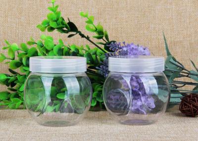 China 225 ML Thick Clear PET Plastic Jars Transparent Plastic Can For Dry Fruits for sale