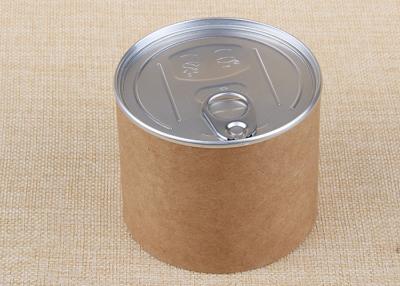 China Kraft Paper Composite Cardboard Tube Containers Label Printing Nuts Packaging for sale