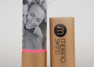 China Kraft Paper Tube Packaging Gift Box Designs T - Shirt Label Printing Paper Tube for sale
