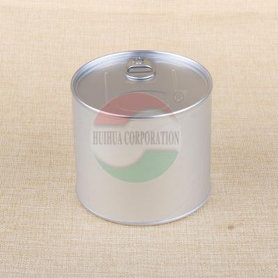 China Silver Foil Label Paper Canister Food Paper Tube Packaging Aluminum Easy Open End for sale
