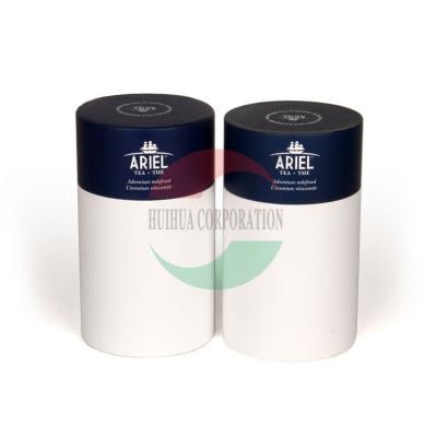 Chine Emballage de papier de tube de thé, boîtes rondes de tube de carton de catégorie comestible de cylindre à vendre
