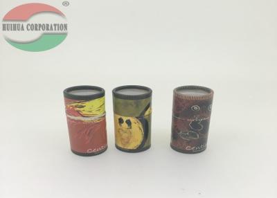 China Customized Clear Plastic Window Top Paper Tube Packing Matchbox CMYK Printed for sale