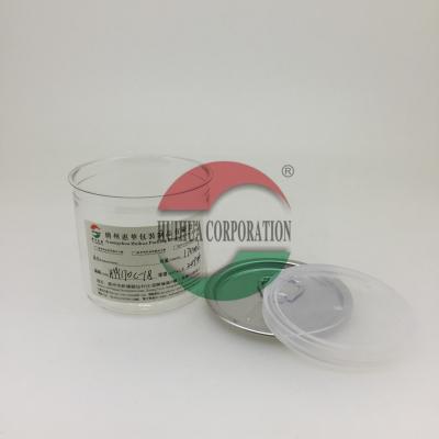 Chine La petite boîte en plastique claire de cylindre, 170ML vident les pots en plastique à vendre