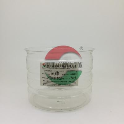 China cilindro del plástico transparente 1200ML, envase secado de la nuez del acondicionamiento de los alimentos en venta