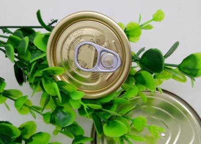 China Plastic Bottle / Tuna Tin Cans Easy Open Lid , Food Storage Tinplate Cover for sale