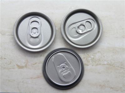 China Safe rim Aluminum Easy Open Lid For beverage pop can , tinplate ends for sale