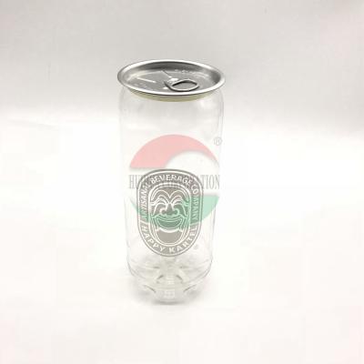 China latas de bebida transparentes 500ml, cubiertas plásticas de la poder de soda del ANIMAL DOMÉSTICO de la categoría alimenticia en venta