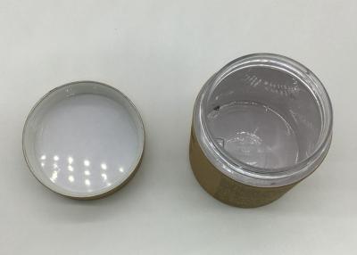 China Sgs-Speicher HAUSTIER Glas mit Überwurfmutter-und Papier-Deckel-/Kunststoffrohr-Behältern zu verkaufen