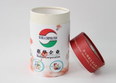 China Light weight Round Cardboard storage cylinder Tubes Food Packaging , paper tea cans for sale