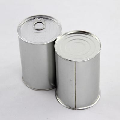 China No Printing round Coffe / tea tin plate cans for Canned food with air - tight cap for sale