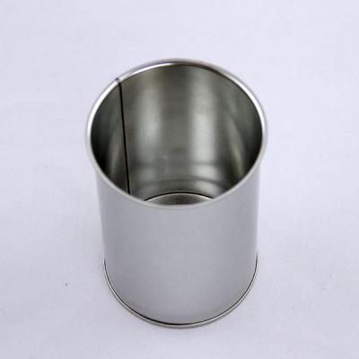 China Small cooked food tinplate cans with Alu EOE , metal tin can packaging for sale