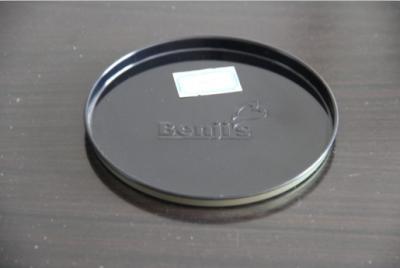 China 401# Large Round Food Packing plastic Can Bottom 99 mm Custom Logo for sale