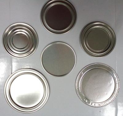 China Air - proof Convex Surface 211# Metal Can Bottom 65 mm for Paper Tube Box for sale