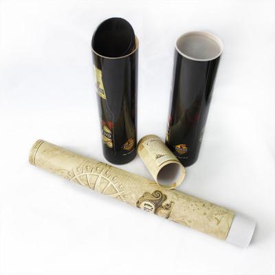 China Air-proof Kraft Paper Tube Packaging , Custom Paper Cardboard Tubes for sale