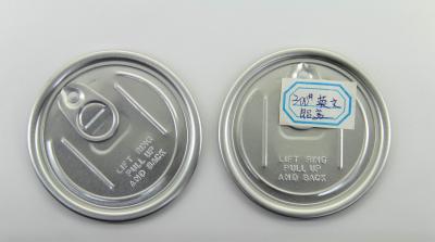 China Customized food grade  Easy Open lid  ,  aluminum can lids 300# 73mm for sale