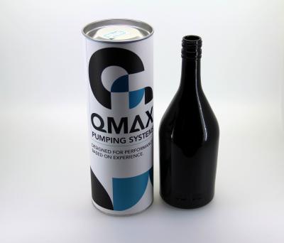 Chine CMYK imprimant le papier d'emballage met en boîte l'emballage avec les couvercles argentés de fer-blanc pour le vin à vendre
