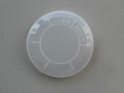 China 209 # convex transparent PE plastic can lids dull polish / glossy surface for sale