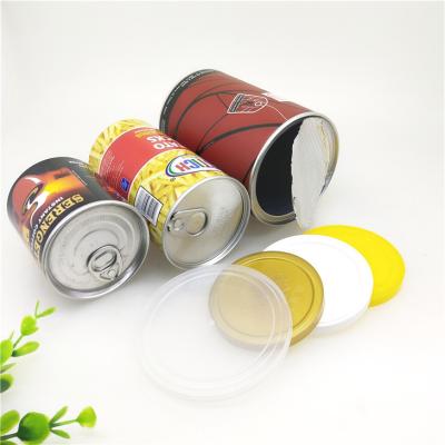 China Matt Lamination Easy Open Paper Composite Cans For Dried Fruit / Food Powder for sale