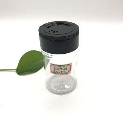Chine pots en plastique de l'épice 200ml avec le couvercle de dessus de dispositif trembleur pour l'emballage de sel et de poivre à vendre