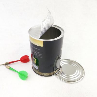 China Roasted/salgou latas abertas fáceis da placa de lata dos amendoins/lata de lata feita sob encomenda do metal do volume à venda