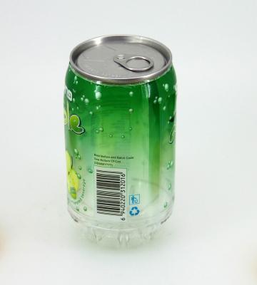 China Food grade empty cold filling PET beverage soft drink can bottle 355ml for sale