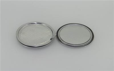 China 502# peelable Aluminium Foil container Lids , small full open tin can lid for sale