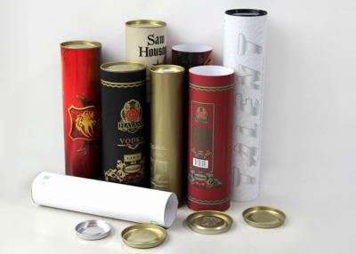 China Airtight Movable Red Paper Composite Cans , Kids Toys / milk powder packaging for sale