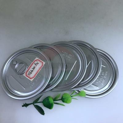 China 0.25mm 73mm 300# Aluminum Easy Open End For Dried Food for sale