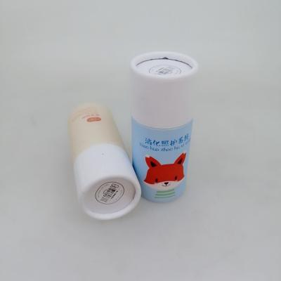 China Caixa de papel cosmética do tubo do cartão de FDA para o empacotamento líquido da fundação à venda