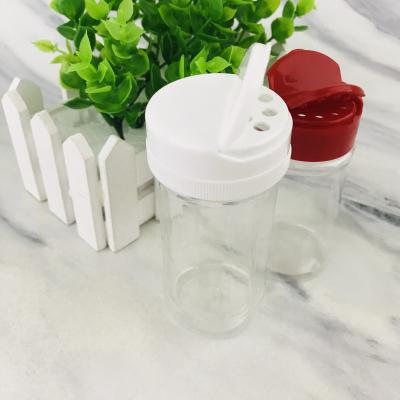 China 100g Spice Sifter Lid Seasoning Food Grade Plastic Jar Pepper Bottle Customized for sale