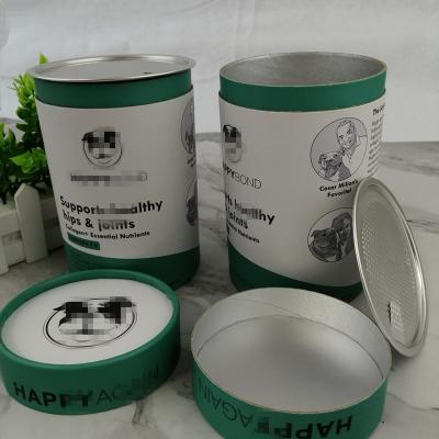 China UV Logo Round Airtight Kraft Paper Tube Packaging For Food Powder for sale