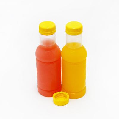 China 8oz PP Plastic Beverage Bottle For Yoghurt Milk Juice Hot Tea for sale