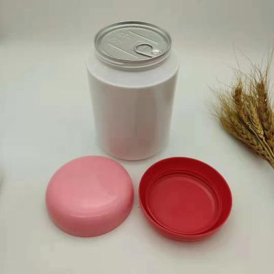 China 305# Aluminum Sealed Easy To Peel Lid Protein Nutrition Powder PET Cans Packaging for sale
