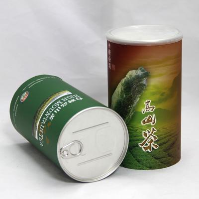 China Latas compostas do papel do cilindro do produto comestível do GV para o chá da flor, o chá do fruto e o café à venda