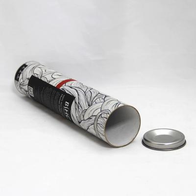 China Latas compuestas del papel de Kraft con la tapa de plata de la hojalata para las botellas de vino y la caja de envío en venta