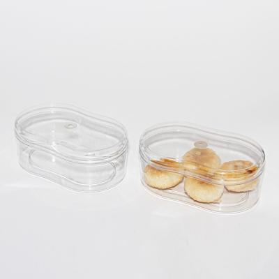 China Custom Food Grade Transparent Gift Box U Shape PET Cupcake Packaging Boxes for sale