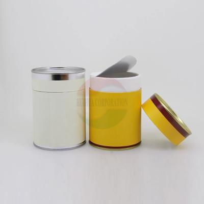 China Food Grade Hermetic Canisters Packaging Paper Can for Nutrition Powder for sale