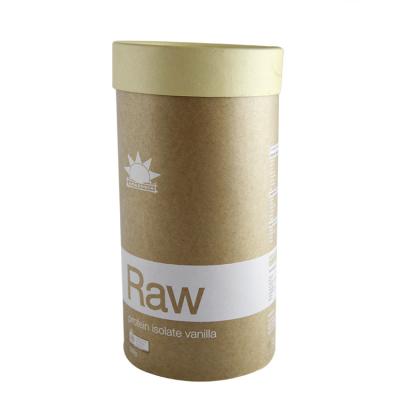China Recycled Brown Cardboard Paper Tube Packaging for Gift , T-shirt and Tea for sale