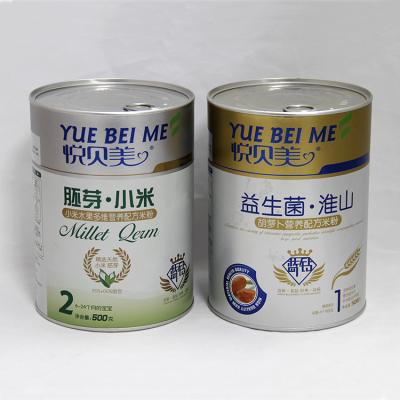 China Food Grade Airproof Paper Composite Cans for Milk Powder / Nutrition Powder Packaging SGS-FDA Certificate for sale