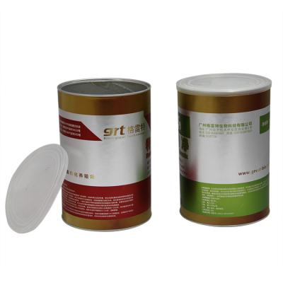 China Luxurious Customized Paper Composite Cans for Milk Powder / Nutrition Powder Packaging for sale