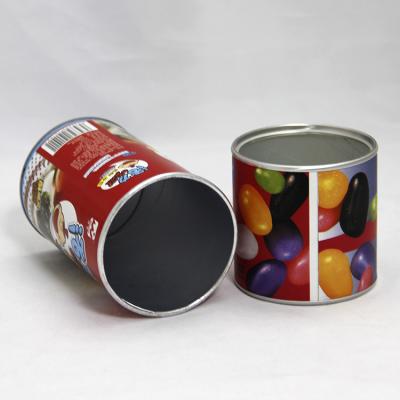 China Lovely Red Paper Composite Cans with Aluminium Foil for Candy Packaging for sale