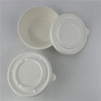 China Pequeña taza biodegradable disponible de la salsa de la pulpa del bagazo de la caña de azúcar con la tapa en venta