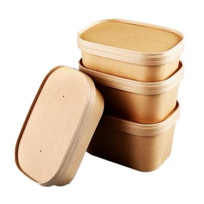 China Disposable Food Takeaway Box Sugarcane Bagasse Food Container With Cover for sale